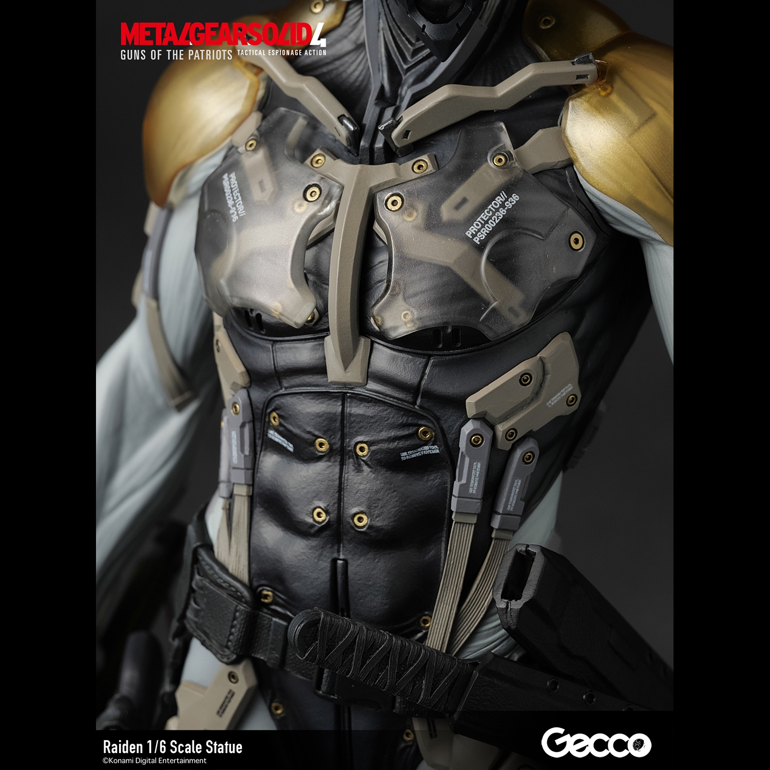 METAL GEAR SOLID 4 GUNS OF THE PATRIOTS, Raiden 1/6 Scale Statue 